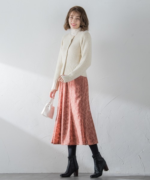 「ketty」 ニットカーディガン M ベージュ レディース_画像7