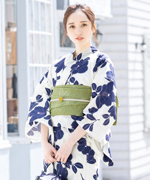 【再お値下げ】SOUBIEN　浴衣　セパレート　3点セット SOUBIEN 浴衣 2wayセパレート浴衣3点セット （上着＋ワンピース