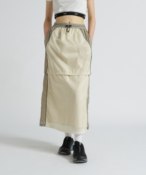 AVIREX（アヴィレックス） スカート SHEER COLOR SCHEME SKIRT/シアー