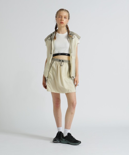 【極美品】AVIREX　アヴィレックス　ナイロンスカート　Sサイズ AVIREX（アヴィレックス） スカート SHEER COLOR SCHEME SKIRT/シアー