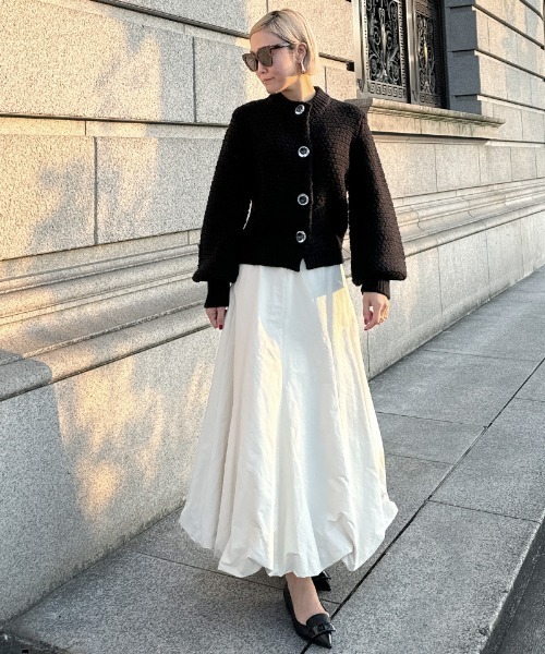 JENNE」 ニットカーディガン SMALL ホワイト レディース : ZOZOTOWN