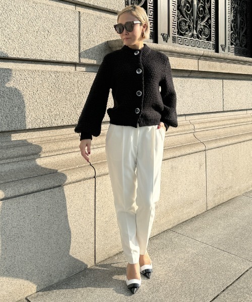 JENNE」 ニットカーディガン SMALL ホワイト レディース : ZOZOTOWN