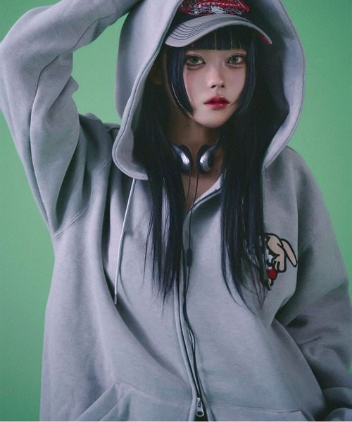 GALFY グレー パーカー Lサイズ GALFY 「GALFY」 プルオーバーパーカー L グレー メンズ