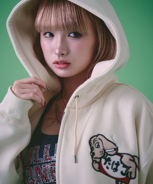 GALFY グレー パーカー Lサイズ GALFY 「GALFY」 プルオーバーパーカー L グレー メンズ