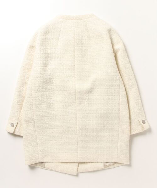 ユナイテッドアローズ ステンカラーミドルコート 白 ホワイト 36サイズ