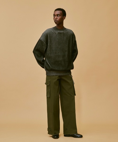 【DRAWER】2点　グリーンスウェット、ニットパンツ soerte 長袖ニット 2 グリーン メンズ : ZOZOTOWN Yahoo!店 - 通販