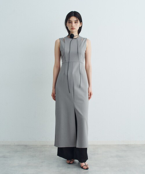 未使用　タグ付き　CODE A slit jersey dress ワンピース CODE A ワンピース slit jersey dress : ZOZOTOWN Yahoo!店 - 通販