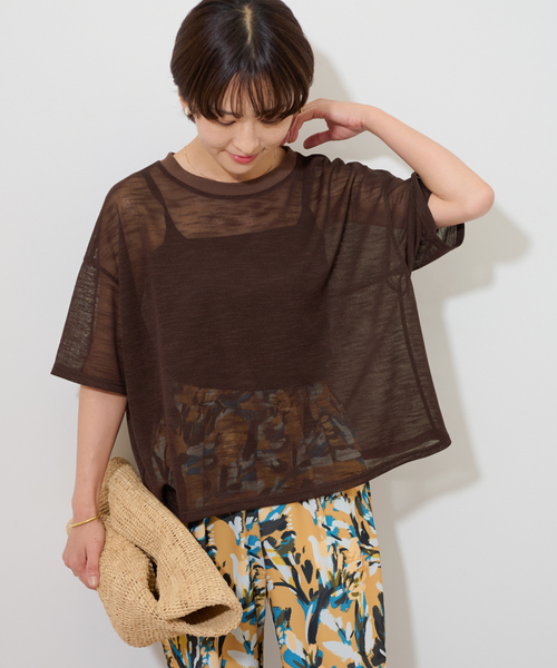 tシャツ シアーカットTEE レディース