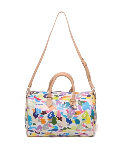A BATHING APE ボストンバッグ MULTI CAMO BOSTON BAG