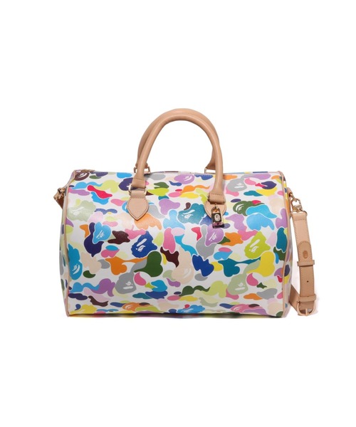 A BATHING APE ボストンバッグ MULTI CAMO BOSTON BAG