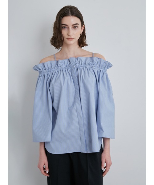 「styling/」 7分袖ブラウス ONE SIZE ブラック レディース_画像8