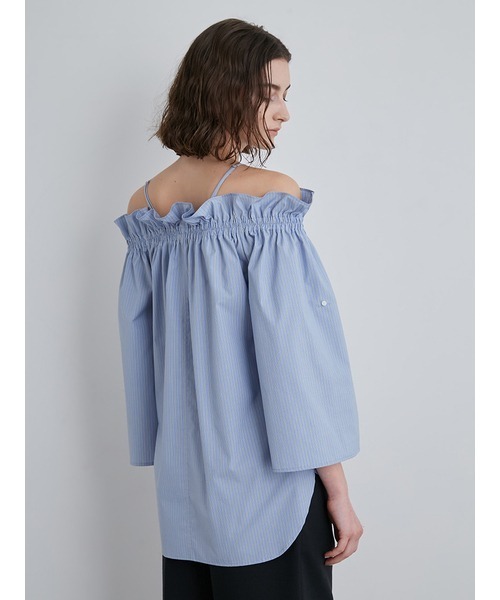 「styling/」 7分袖ブラウス ONE SIZE ブラック レディース_画像9