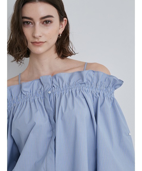 「styling/」 7分袖ブラウス ONE SIZE ブラック レディース_画像10