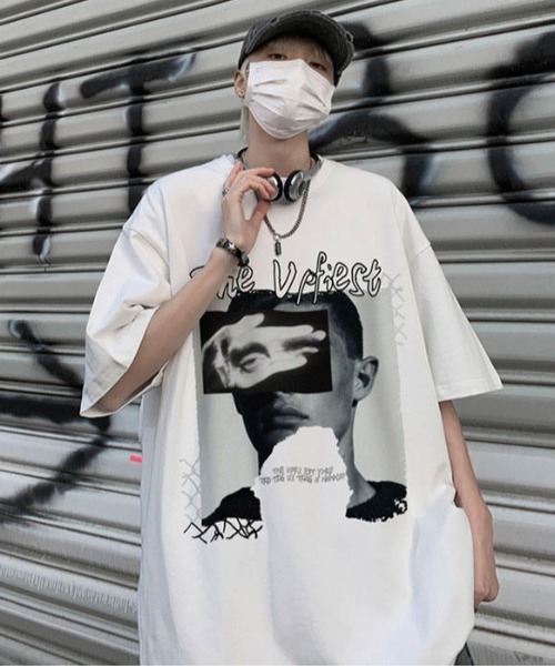 「MGV」 半袖Tシャツ LARGE ブラック メンズ