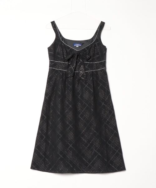 Burberry Blue Label チェック柄 ノースリーブワンピース 38 BURBERRY BLUE LABEL 「BURBERRY LABEL」 チェック柄