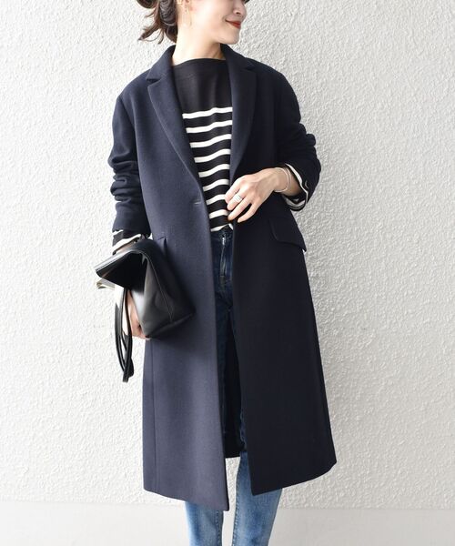 SHIPS（シップス） チェスターコート 38 ピンク レディース : ZOZOTOWN