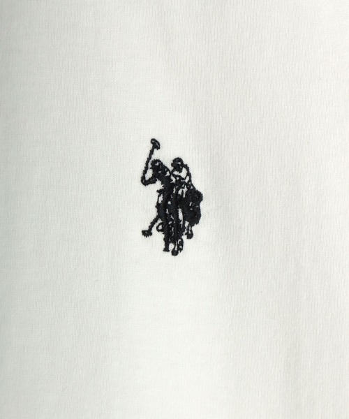 「U.S. POLO ASSN.」 半袖Tシャツ M オレンジ メンズ