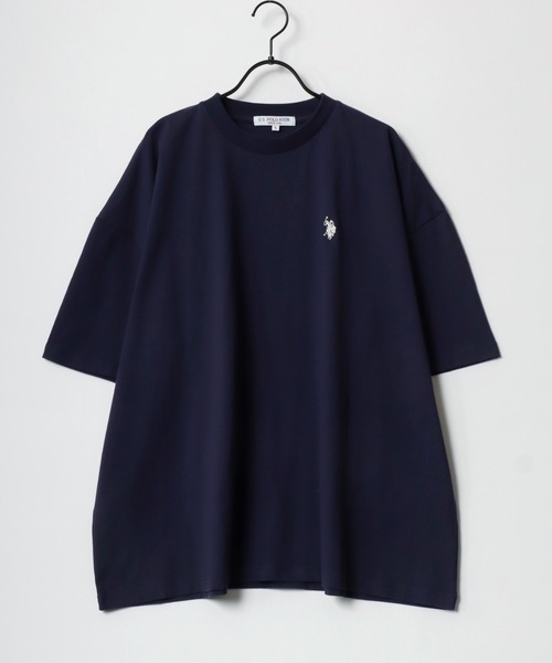 「U.S. POLO ASSN.」 半袖Tシャツ M オレンジ メンズ