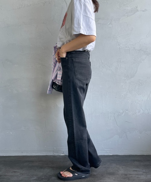 Yanuk ヤヌーク ブラック ストレートデニム LEA ハイウエスト YANUK ジーンズ デニム デニムパンツ 「YANUK/ヤヌーク」 LEA
