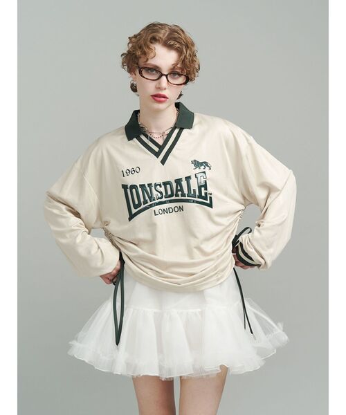 jouetie tシャツ 「LONSDALE×jouetie」ロゴユニフォームトップス