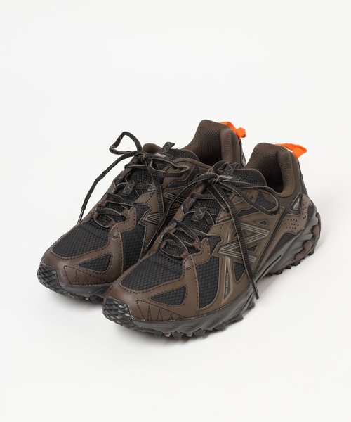 「New Balance」 ローカットスニーカー 24.5cm ダークブラウン レディース