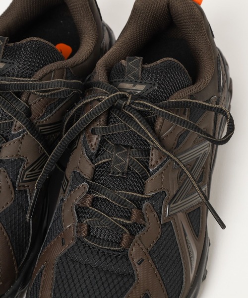 「New Balance」 ローカットスニーカー 24.5cm ダークブラウン レディース