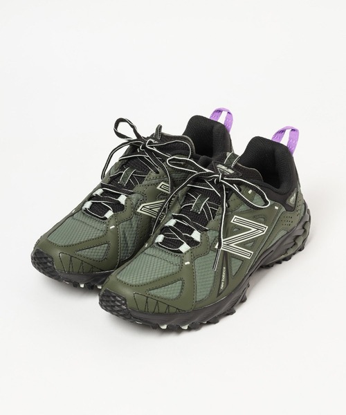 「New Balance」 ローカットスニーカー 24.5cm ダークブラウン レディース