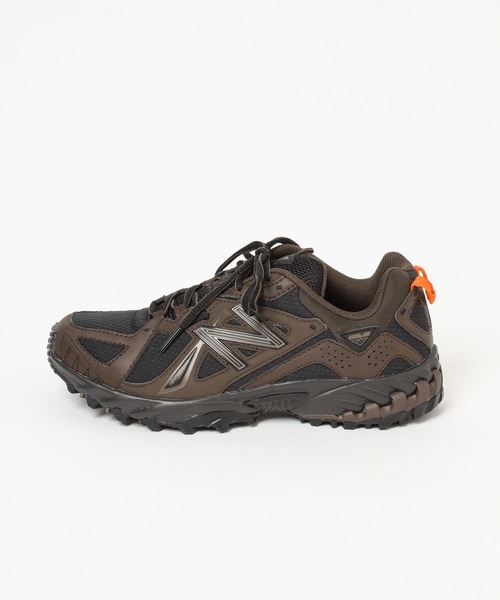 「New Balance」 ローカットスニーカー 24.5cm ダークブラウン レディース