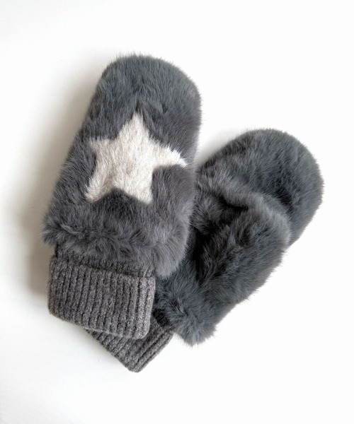 ppg☆新品未使用☆ミトン Q 手袋 スターフェイクミトン レディース : ZOZOTOWN Yahoo!店 - 通販