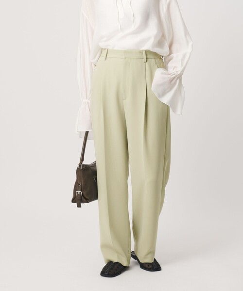 BEAUTY＆YOUTH UNITED ARROWS パンツ タックワイドストレートパンツ