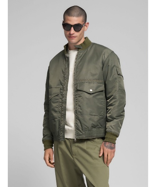 美品 REPLAY リプレイ 中綿 ライダース ジャケット Sサイズ REPLAY（リプレイ） 革ジャン ライダース リサイクルナイロンライダー