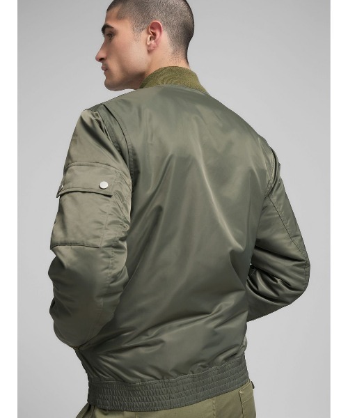 REPLAY（リプレイ） 革ジャン ライダース リサイクルナイロンライダー