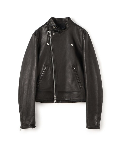 美品　macphee【マカフィー】ライダース　レザージャケット　【size S】 MACPHEE（マカフィー） レザージャケット ライダース ラムレザー