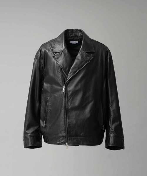 ✨美品 DOUBLE STANDARD CLOTHING タスランタイプライター 英国タイプデザイン・レディース ダブルライダースジャケット