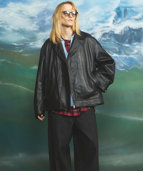 MAISON SPECIAL（メゾンスペシャル） 革ジャン ライダース 「UNISEX