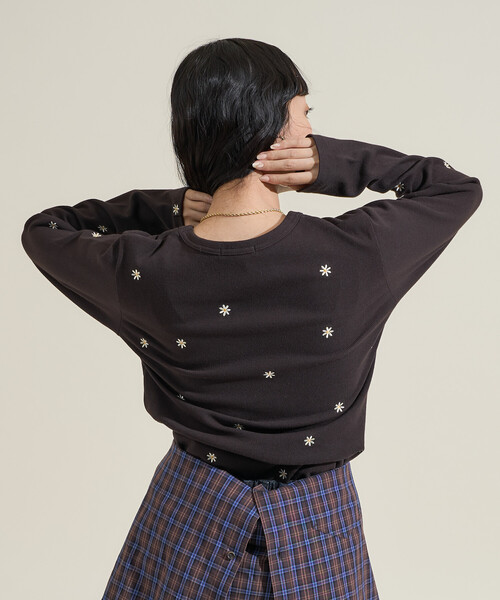 tシャツ FREAK'S STORE/フリークスストア ミニデイジー刺繍 ロンT レディース | FREAK'S STORE | 10