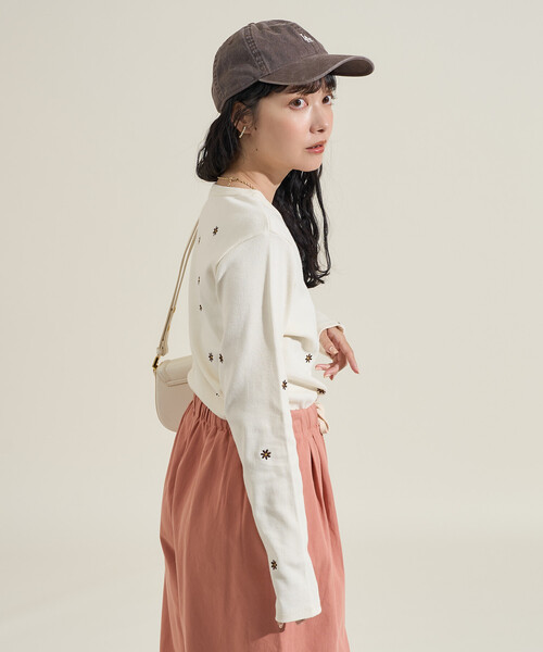 tシャツ FREAK'S STORE/フリークスストア ミニデイジー刺繍 ロンT レディース | FREAK'S STORE | 18