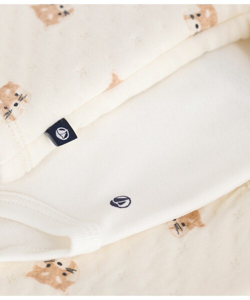 PETIT BATEAU（プチバトー） ベビー服 ロンパース ベビー3点セット