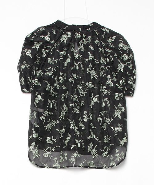 「LILY BROWN」 半袖ブラウス「KEITA MARUYAMA コラボ」 ONE SIZE ブラック レディースの画像2