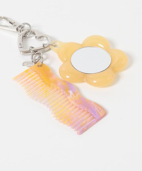 SMELLY（スメリー） キーホルダー ミラーコームセットキーチェーン