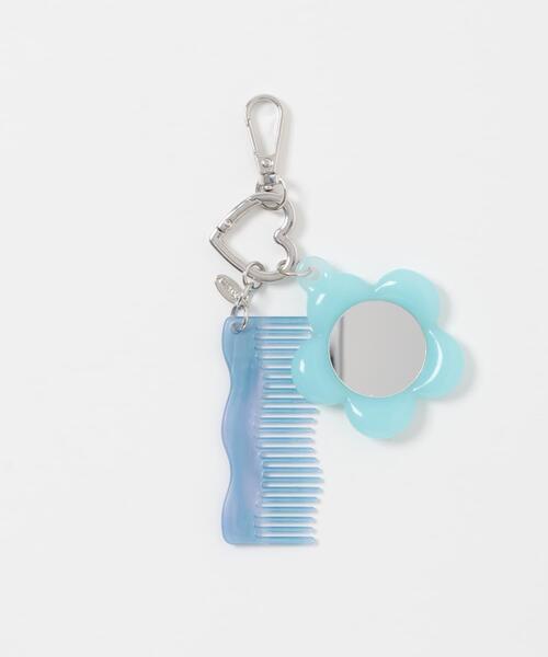 SMELLY（スメリー） キーホルダー ミラーコームセットキーチェーン