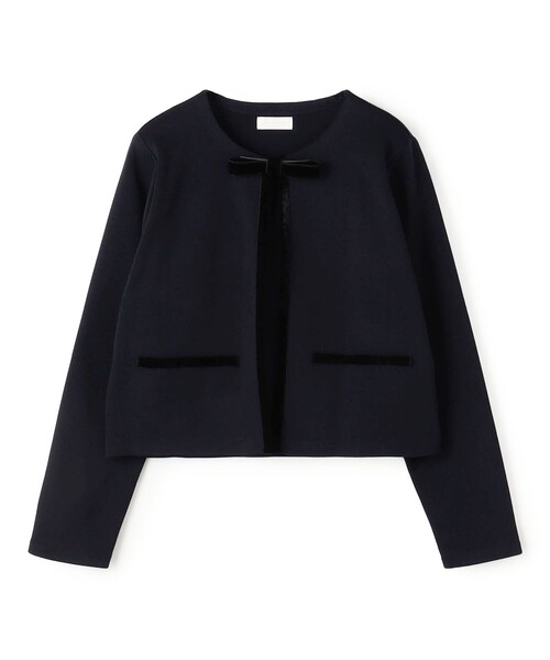 ボルジー　ミラノリブクルーネックカーディガン Ballsey（ボールジィ） カーディガン ミラノリブ クルーネック