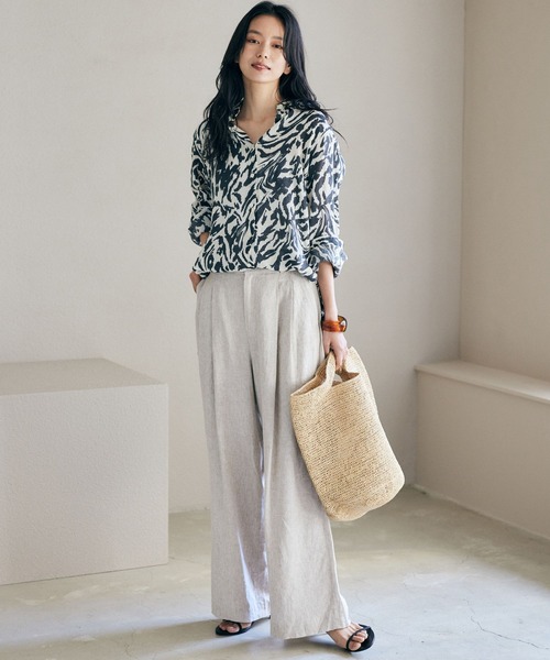 「BARNYARDSTORM」 パンツ M ベージュ レディース_画像6