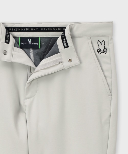 Psycho Bunny パンツ 「GOLF」アウトラインロゴ ストレッチ
