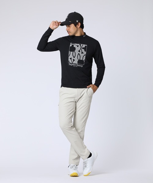 Psycho Bunny パンツ 「GOLF」アウトラインロゴ ストレッチ