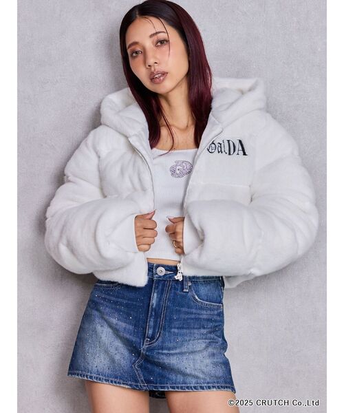 GYDA（ジェイダ） コート アウター GYDA×GALFY eco far superショート