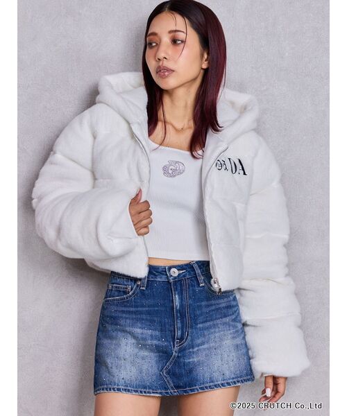 GYDA（ジェイダ） コート アウター GYDA×GALFY eco far superショート