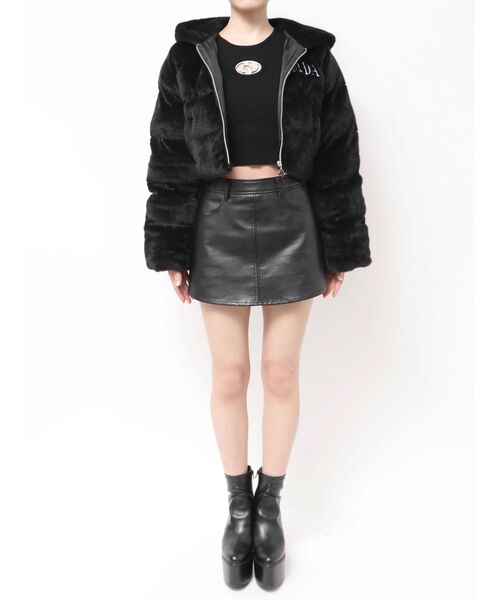 GYDA（ジェイダ） コート アウター GYDA×GALFY eco far superショート