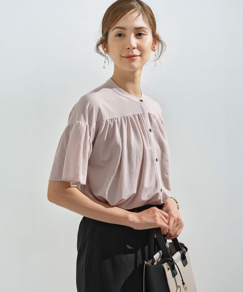 「組曲」 半袖カットソー 3 ブラック レディース_画像2