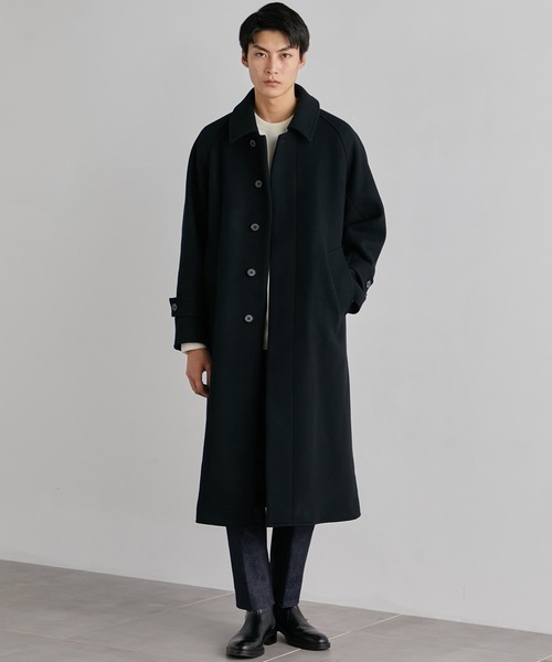 UNITED TOKYO ブラックロングコート サイズ2 UNITED TOKYO（ユナイテッドトウキョウ） チェスターコート 2 ブラック